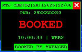 AVENGER TATKAL SOFTWARE